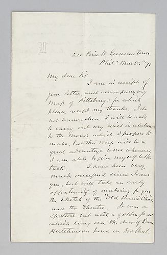Letter to William M. Darlington from J. R. Lambdin