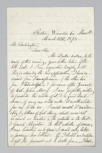 Richard S. Edes to William M. Darlington
