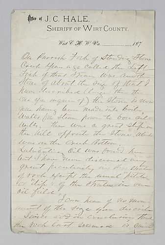 J. C. Hale to William M. Darlington