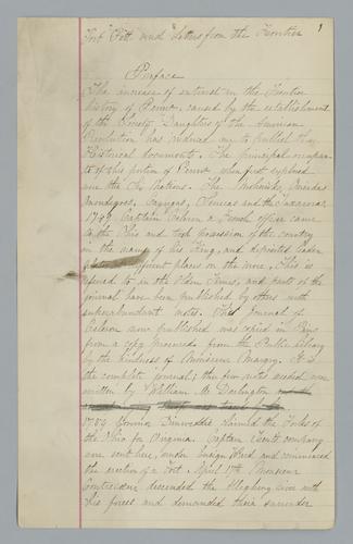 Fort Pitt and Letters from the Frontier