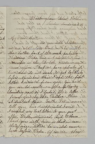 Edith Darlington to Mittie Hemphill, London