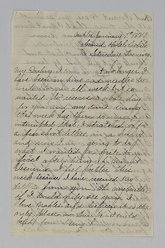 Edith Darlington to Mittie Hemphill, Naples