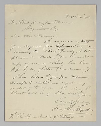 Sydney Liggett to Edith Darlington Ammon