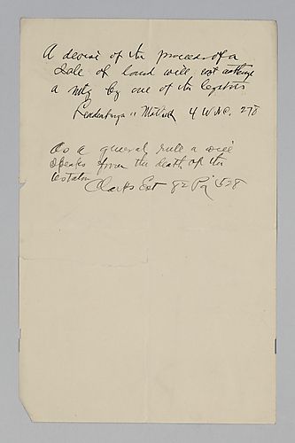 Sale of Land