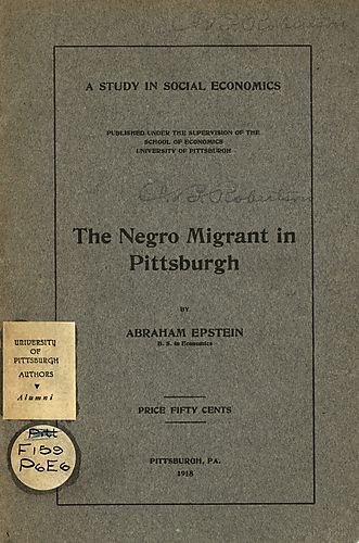 Negro migrant in Pittsburgh