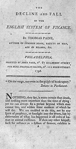 decline and fall of the English system of finance