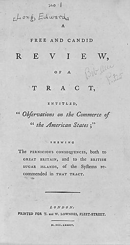free and candid review, of a tract, entitled, "Observations on the commerce of the American states"