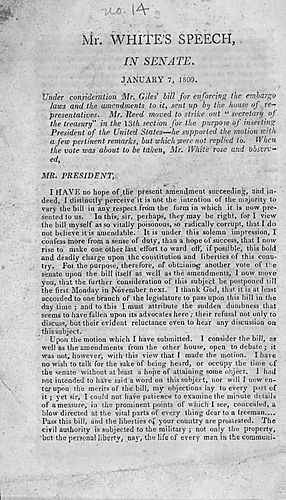 Speech of the Hon. Horace Binney, on the question of the removal of the deposites