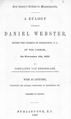 New Jersey's tribute to Massachusetts