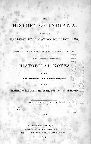 history of Indiana, from its earliest exploration by Europeans, to the close of the territorial government in 1816