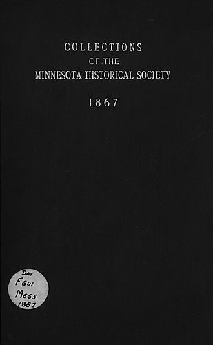 Collections of the Minnesota Historical Society for the year