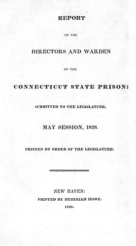Report of the directors and warden of the Connecticut State Prison