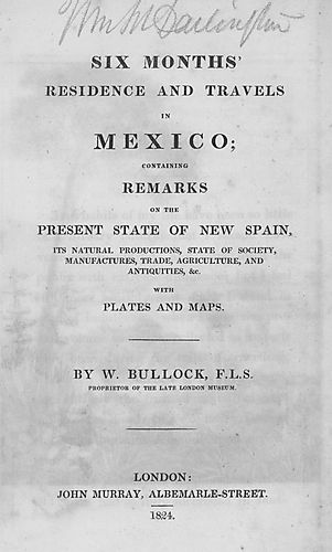 Six months' residence and travels in Mexico