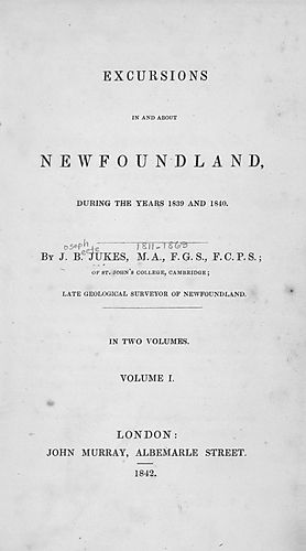 Excursions in and about Newfoundland