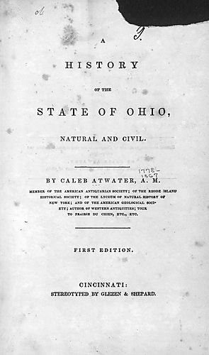 history of the state of Ohio
