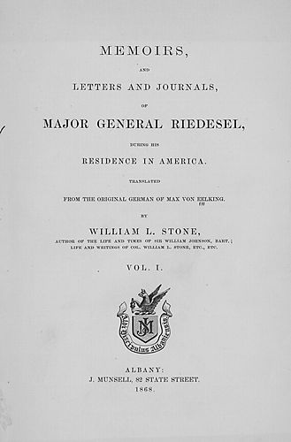 Leben und wirken des herzoglich braunschweigschen general-lieutenants Friedrich Adolph Riedesel. English