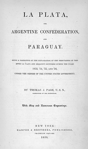 La Plata, the Argentine Confederation and Paraguay