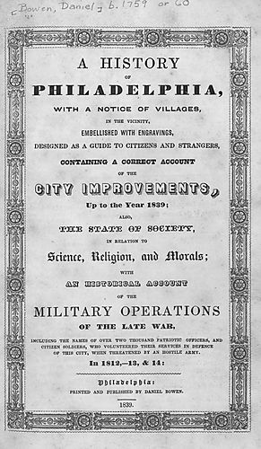 history of Philadelphia, with a notice of villages in the vicinity