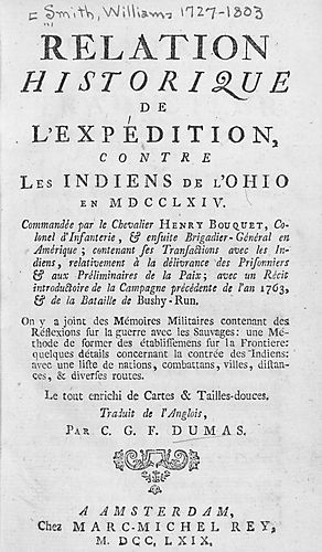 Historical account of the expedition against the Ohio Indians in the year MDCCLXIV. French