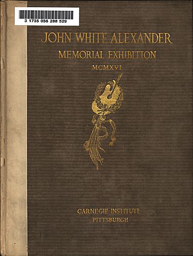 Catalogue of paintings, John White Alexander memorial exhibition