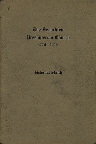 Historical sketch of Sewickley Church