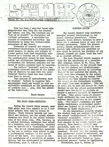 The Sewer: The Van Nuys Underground V. IV, N, 5