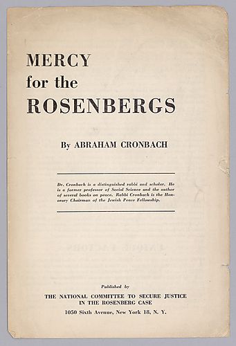 Mercy for the Rosenbergs Flyer