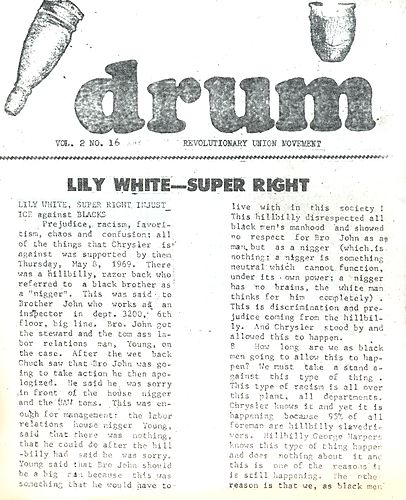 Drum: Lily White--Super Right