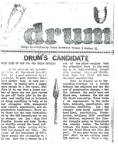 Drum: Drum's Candidate
