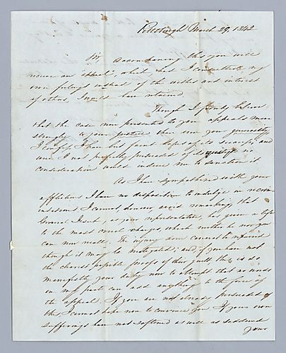 Dr. William Addison to William Croghan Jr.