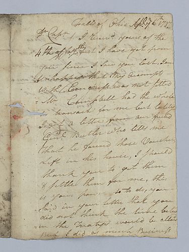 George Rogers Clark to James O'Hara