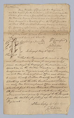 William Crawford and John Gibson to Archibald Lochry