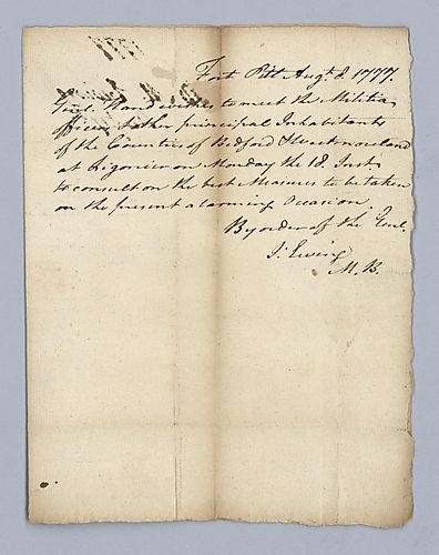 J. Ewing to Archibald Lochry