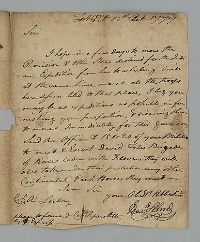 Edward Hand to Archibald Lochry