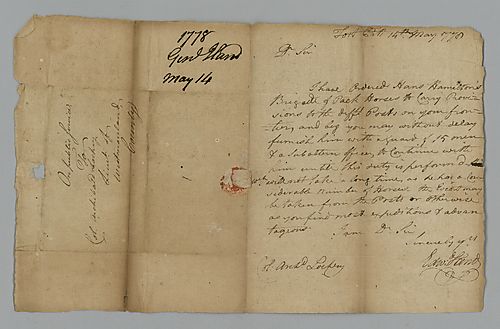 Edward Hand to Archibald Lochry