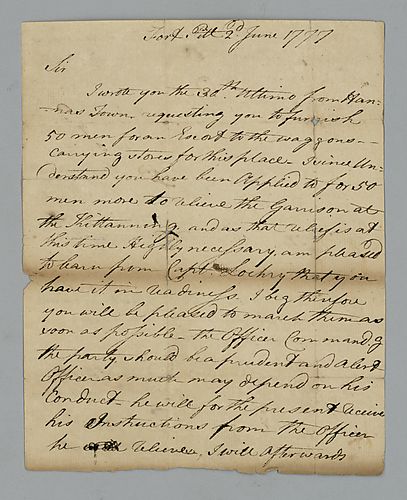 Edward Hand to Archibald Lochry