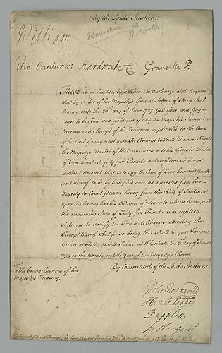 Great Britain, Lord Justices Warrant