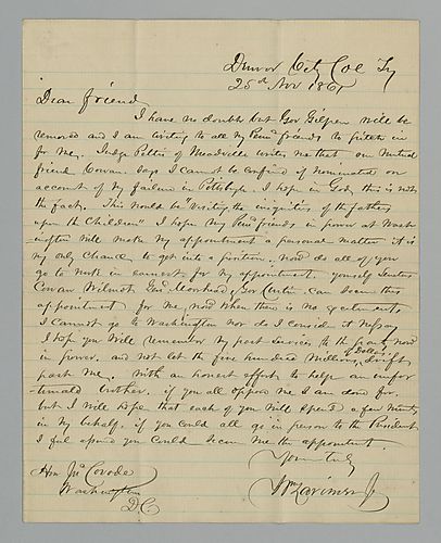 William Larimer, Jr. to John Covode
