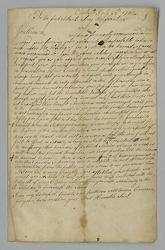 Letter to the inhabitants along the frontier