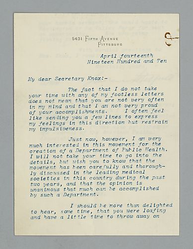 Lawrence Litchfield to P. C. Knox