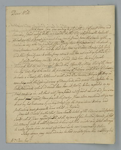 Thomas Penn to William Penn