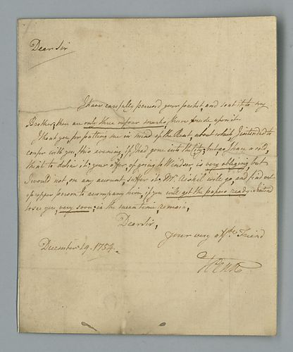 Thomas Penn to Ferdinand John Paris
