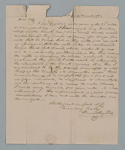 Bernard Peyton to George Hancock