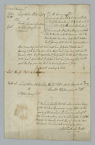 Arthur St. Clair vs. Timothy Turnout [duplicate], 1775-1779
