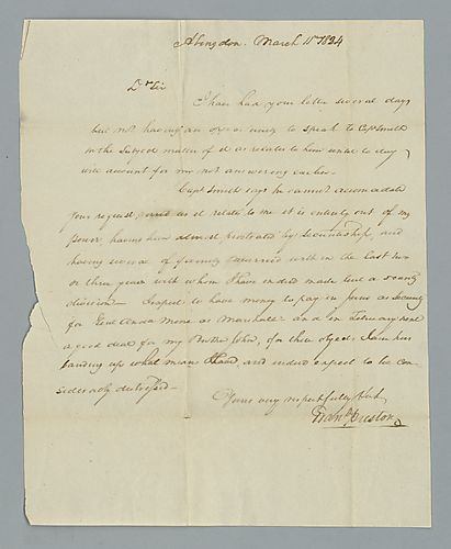 Francis Preston to --