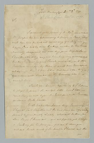 Arthur St. Clair to Captain Armstrong