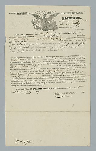 Alexander Tolson et al. to George W. Haller, Indentures