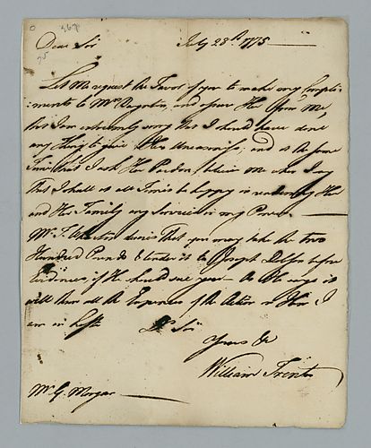 William Trent to George Morgan