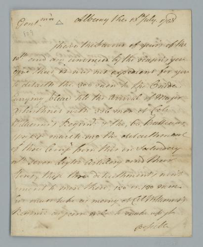John Stanwix to Gentlemen,