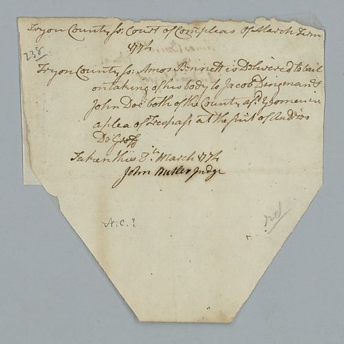 Tryon County [N.Y.] Andries Degross vs. Amos Bennett